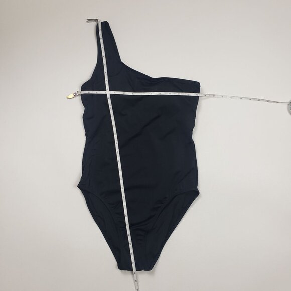 Andie Swim Nantucket One-Piece Swimsuit Black One-Shoulder NWT - Pick Your Size - Picture 5 of 16